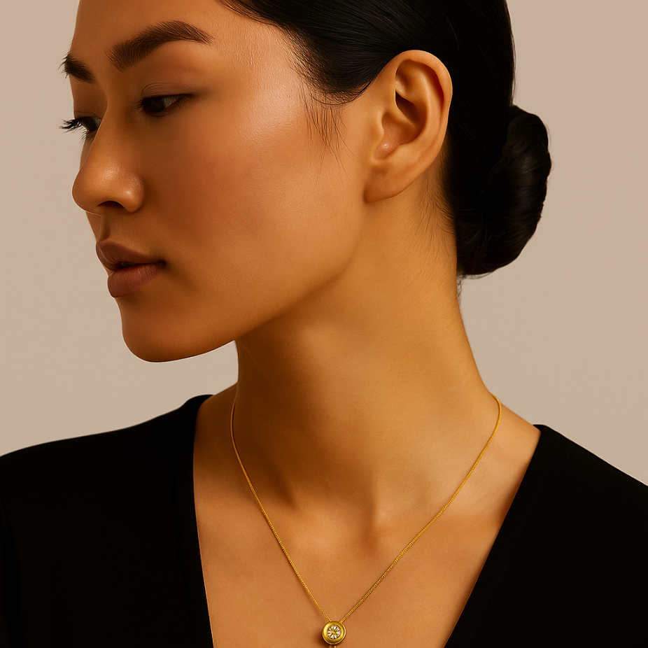 Collar lomo corbina con punto de luz