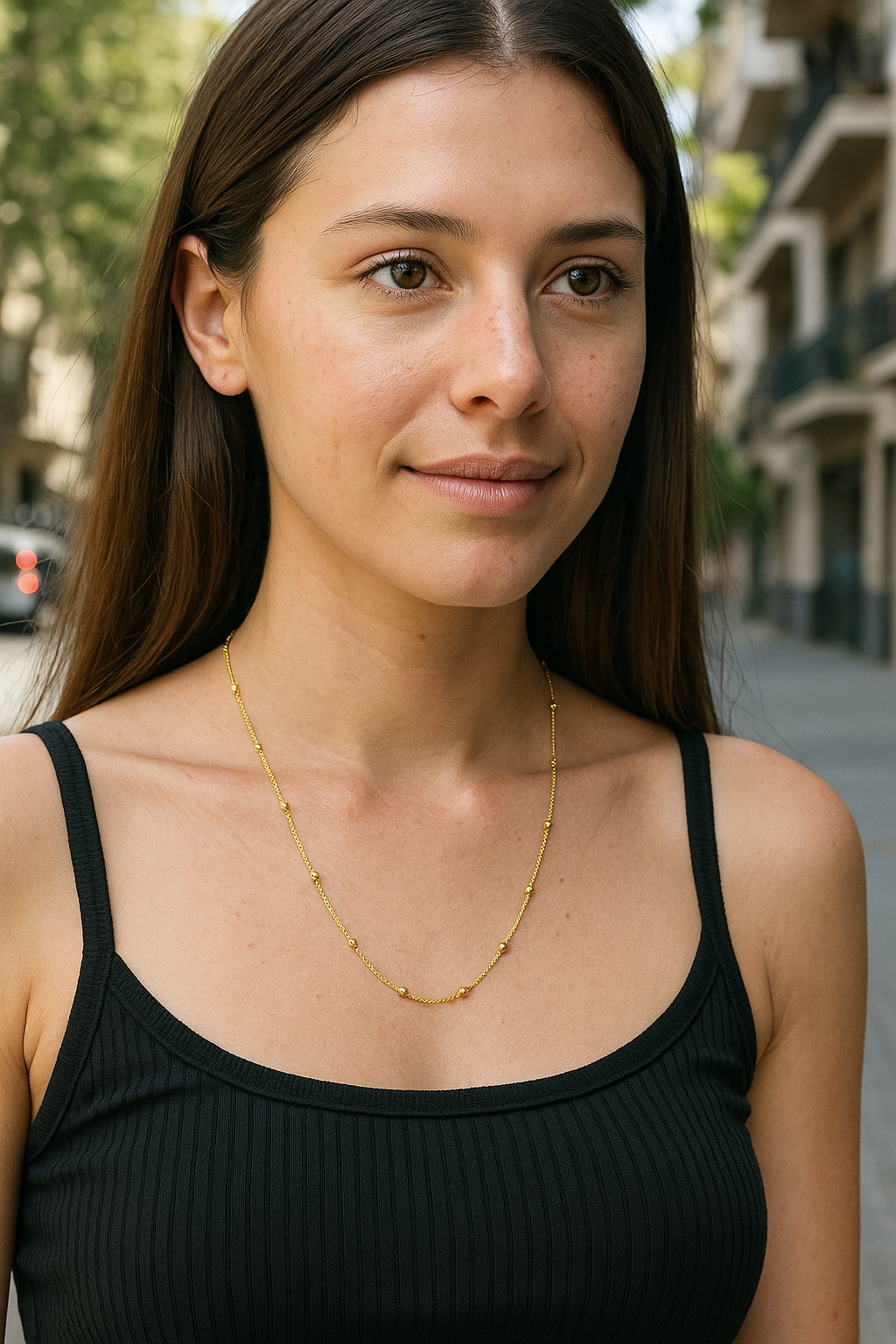 Cubana satelital en oro 18k