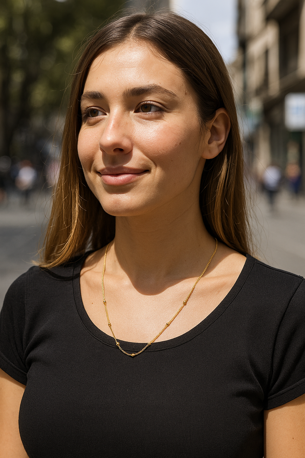 Cubana satelital en oro 18k