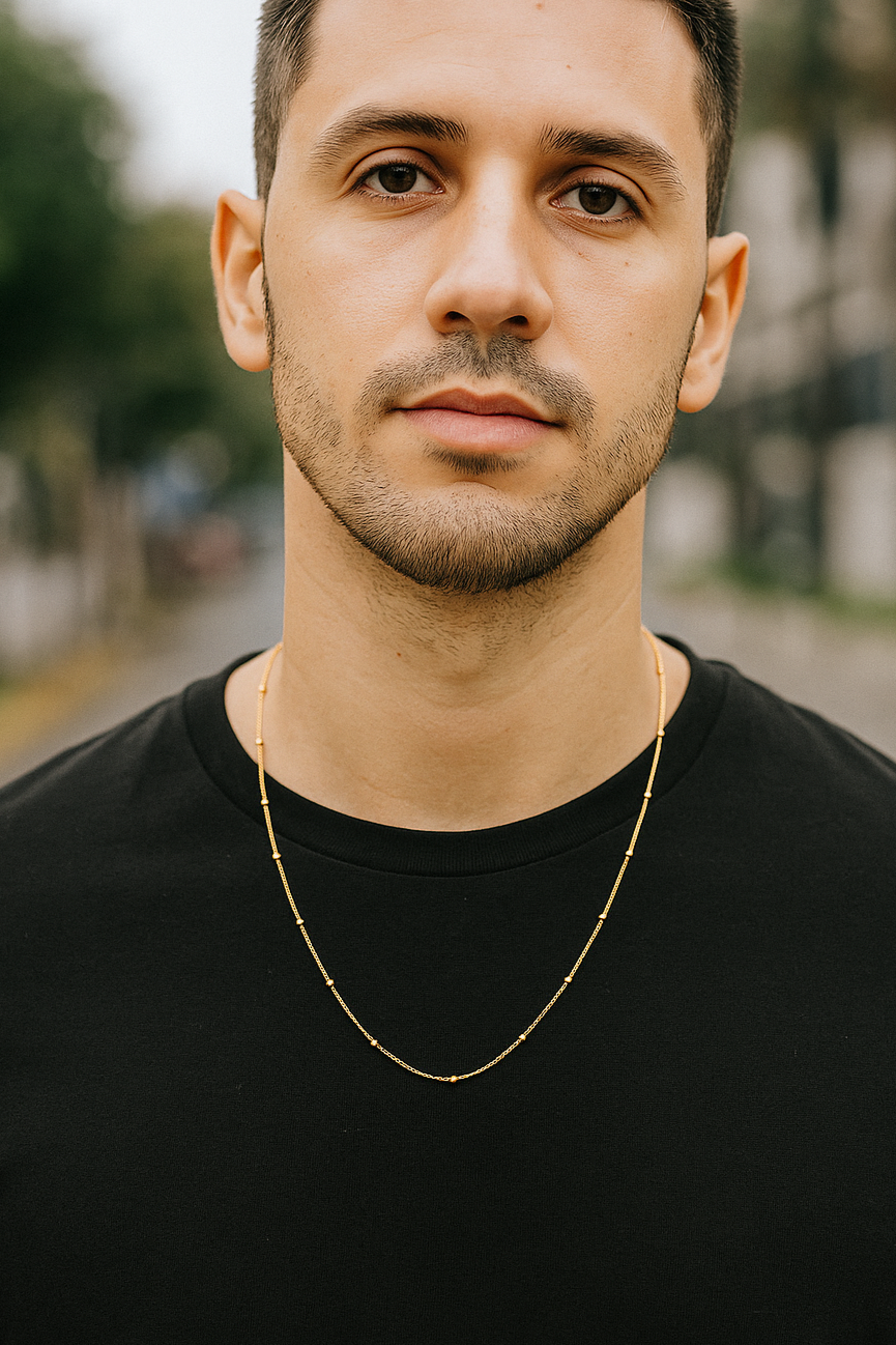 Cubana satelital en oro 18k