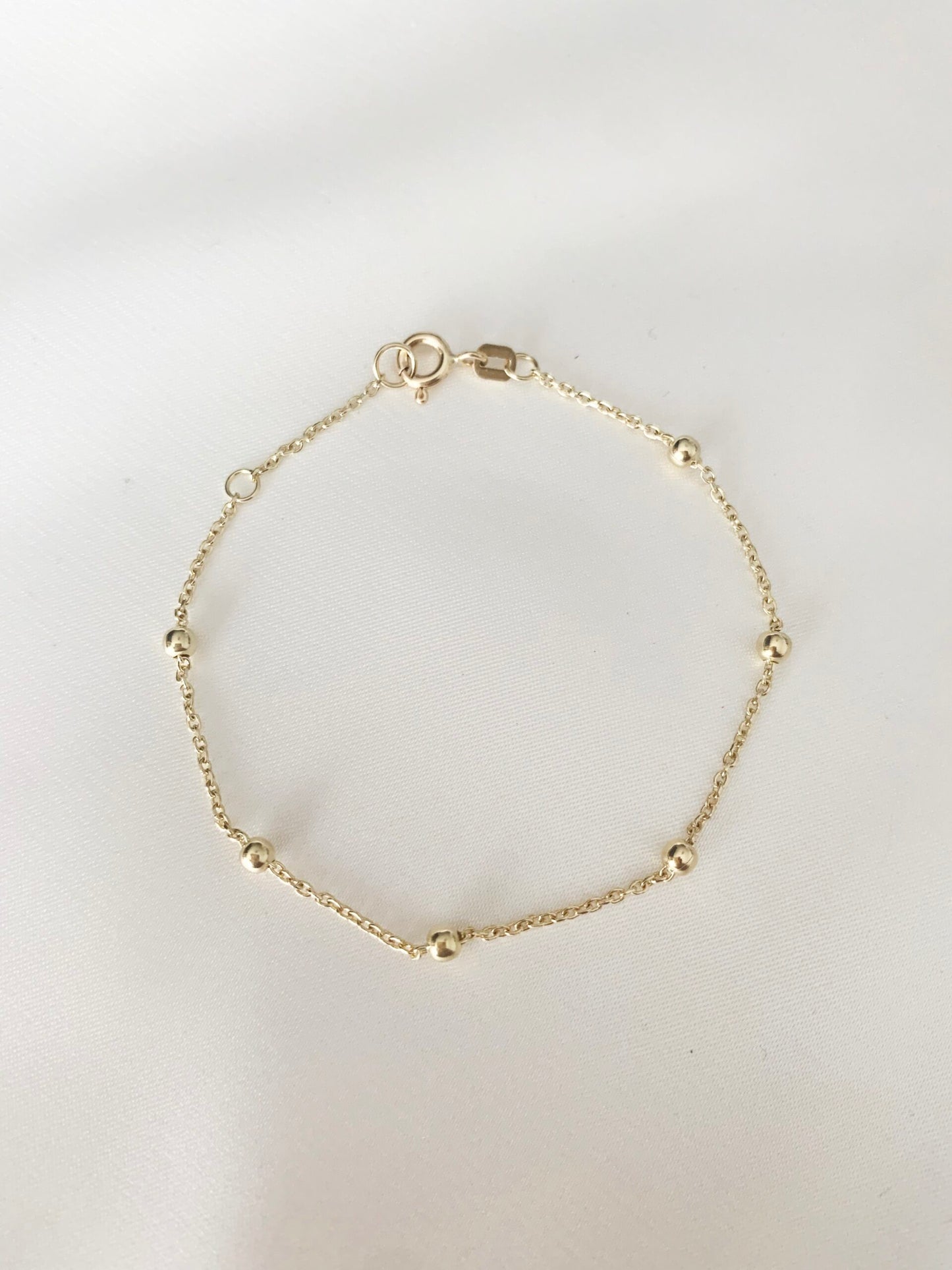 Pulsera Satelital de Eslabones en oro 18k