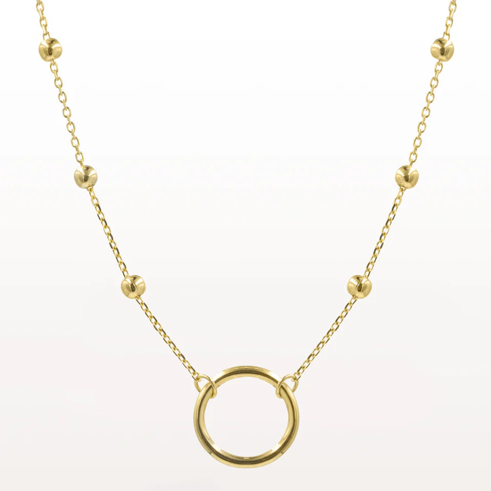 Satelital con circulo 18K