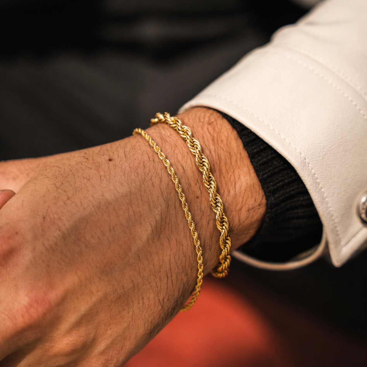 Pulsera Rope en Oro 18K