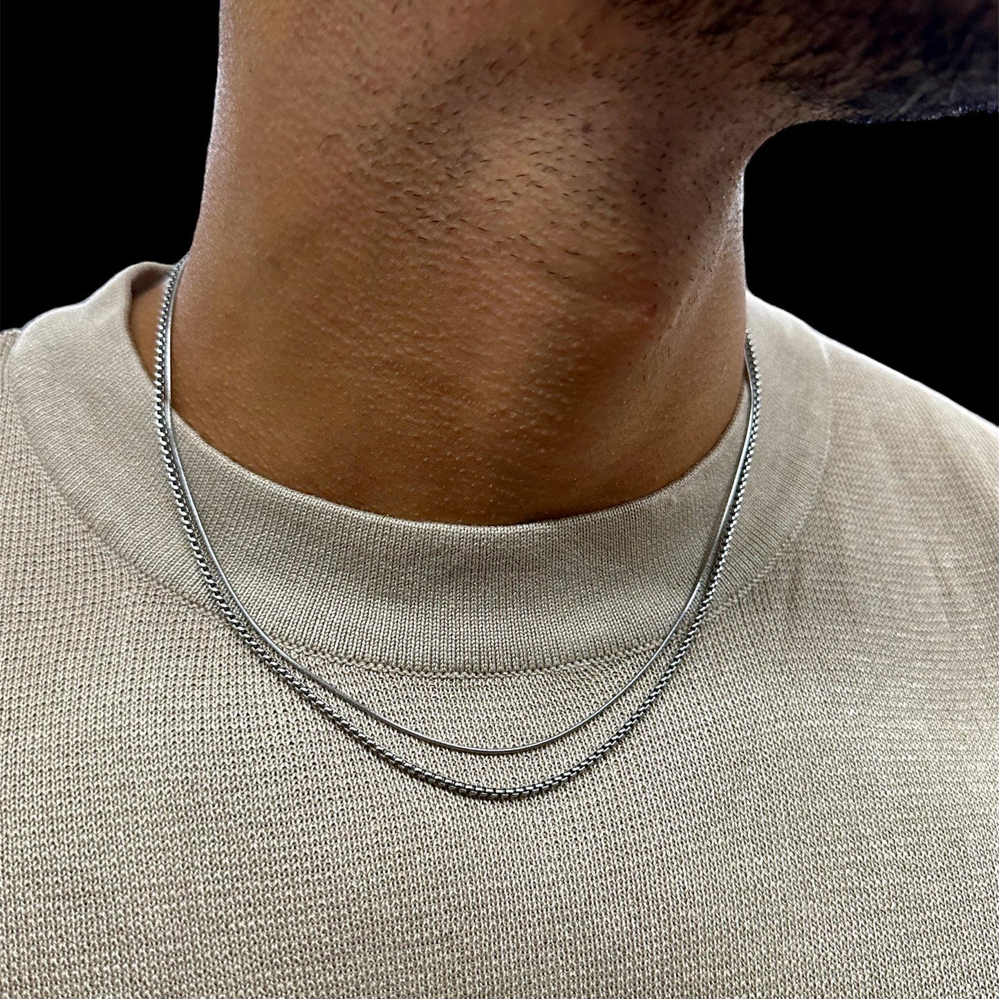 Cadena cola de raton delgada