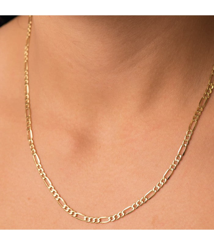 Collar Figaro de 18K