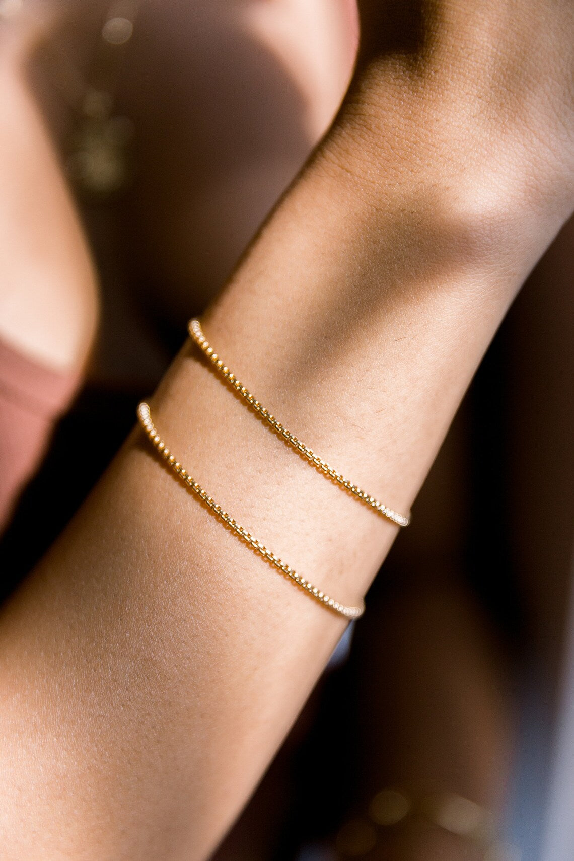 Pulsera veneciana box (gold)
