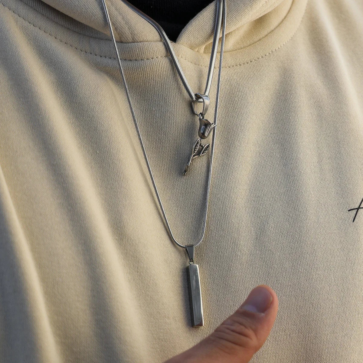 Cadena cola de raton delgada