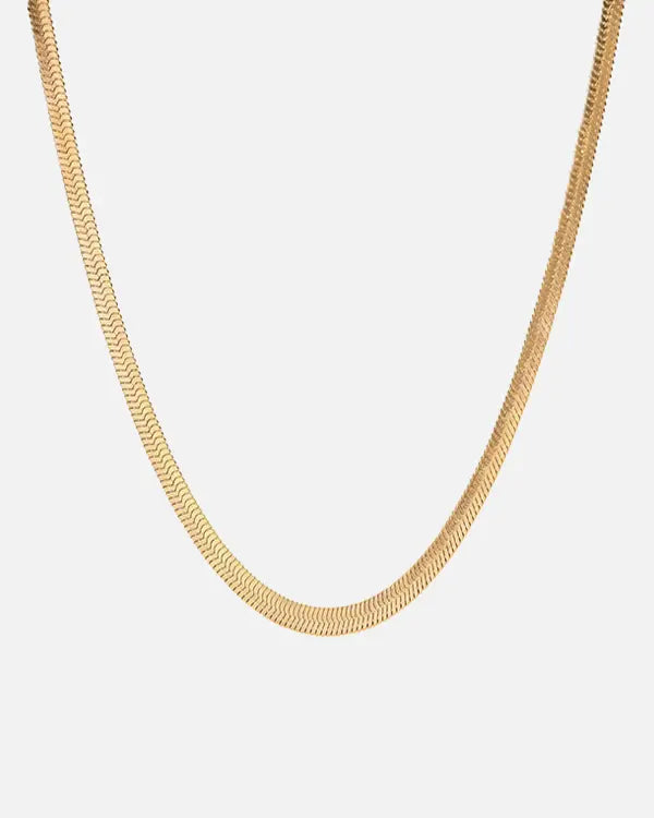 Cadena snake plana (gold)