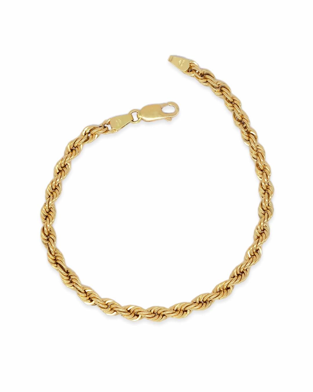 Pulsera Rope en Oro 18K