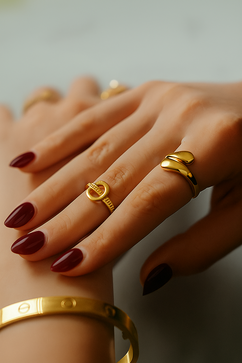 Anillo Abierto en Oro 18K