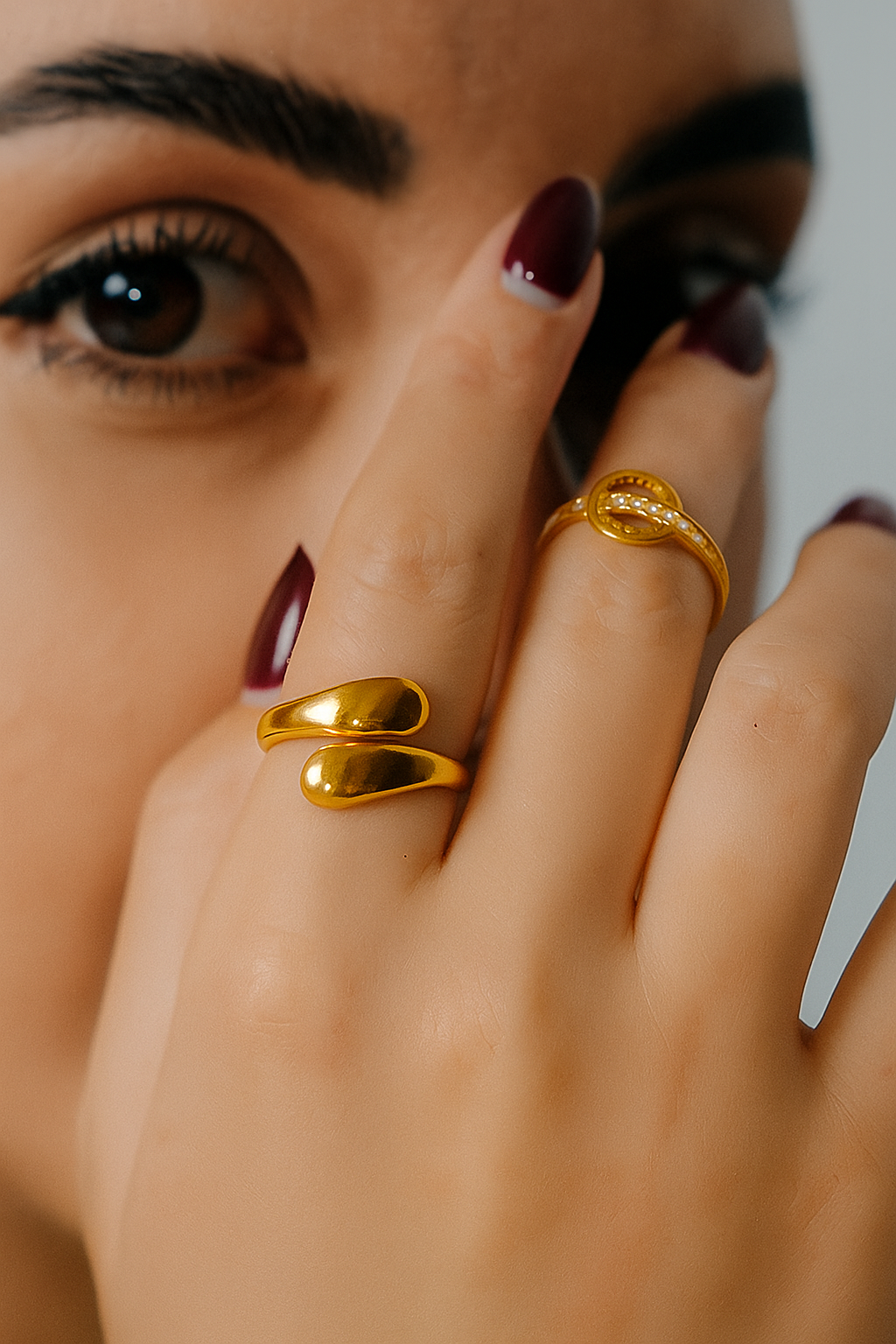 Anillo Abierto en Oro 18K