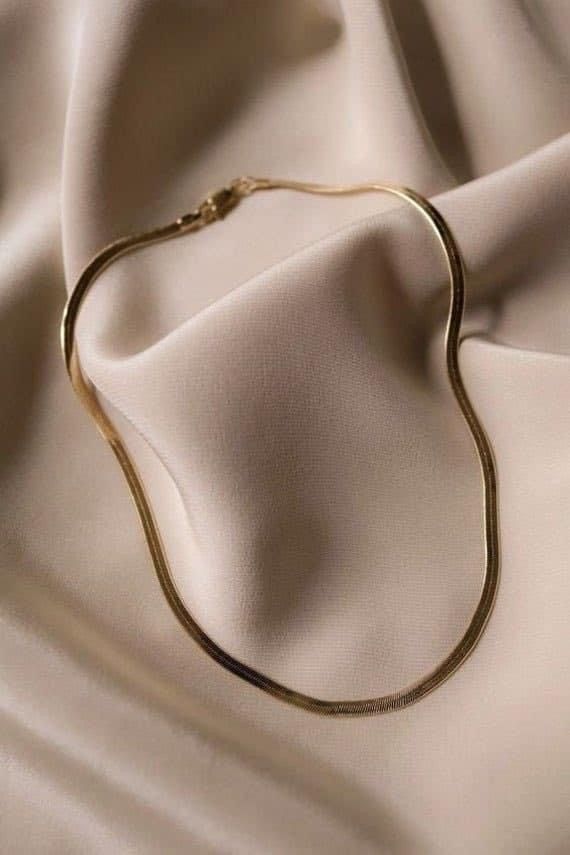 Cadena snake plana (gold)