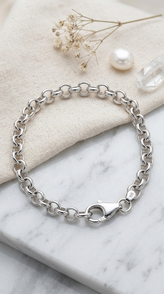 Pulsera Rolo en Plata 925
