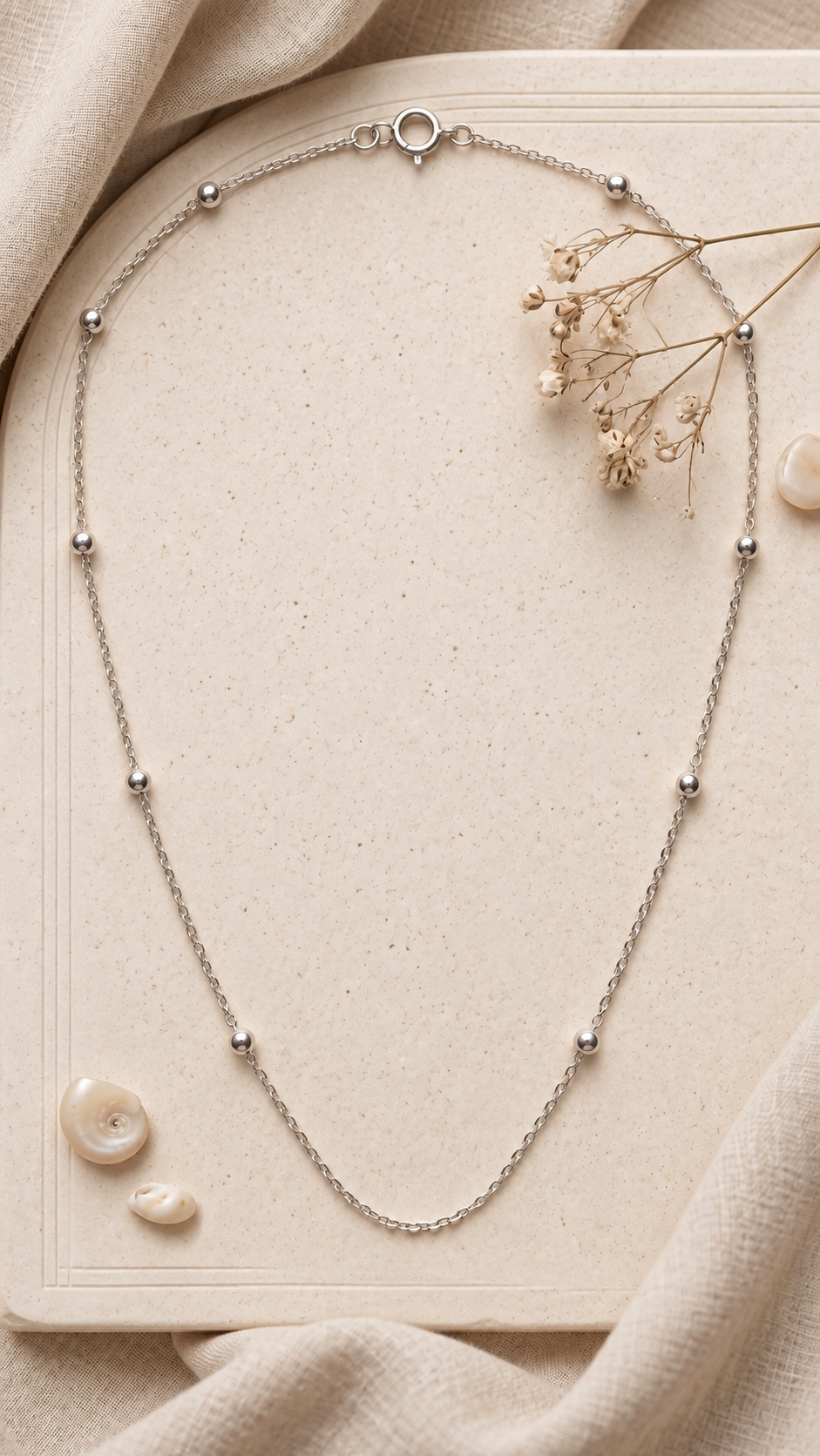 Collar veneciana con eslabón clásico