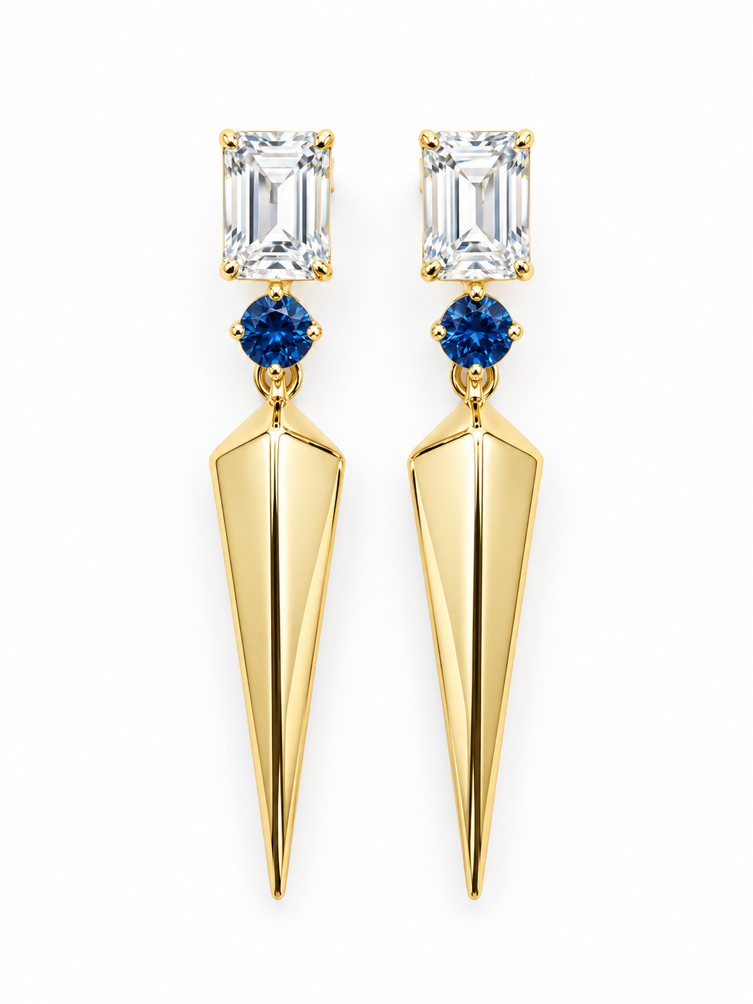 Aretes Crystal Blue