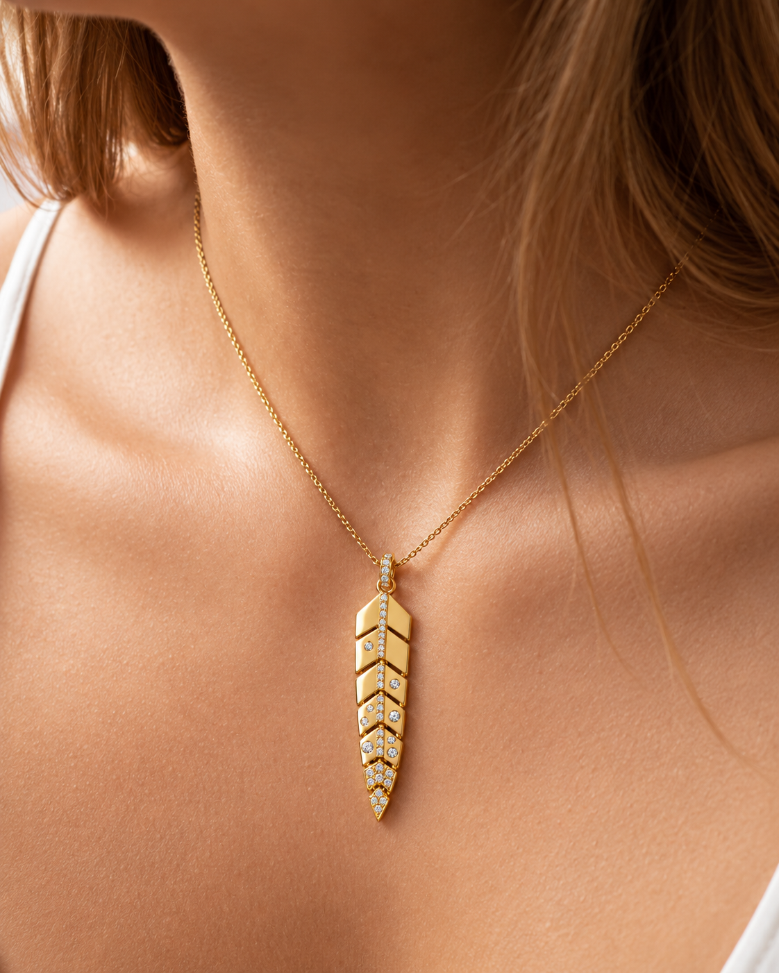 Dije Feather Articulado