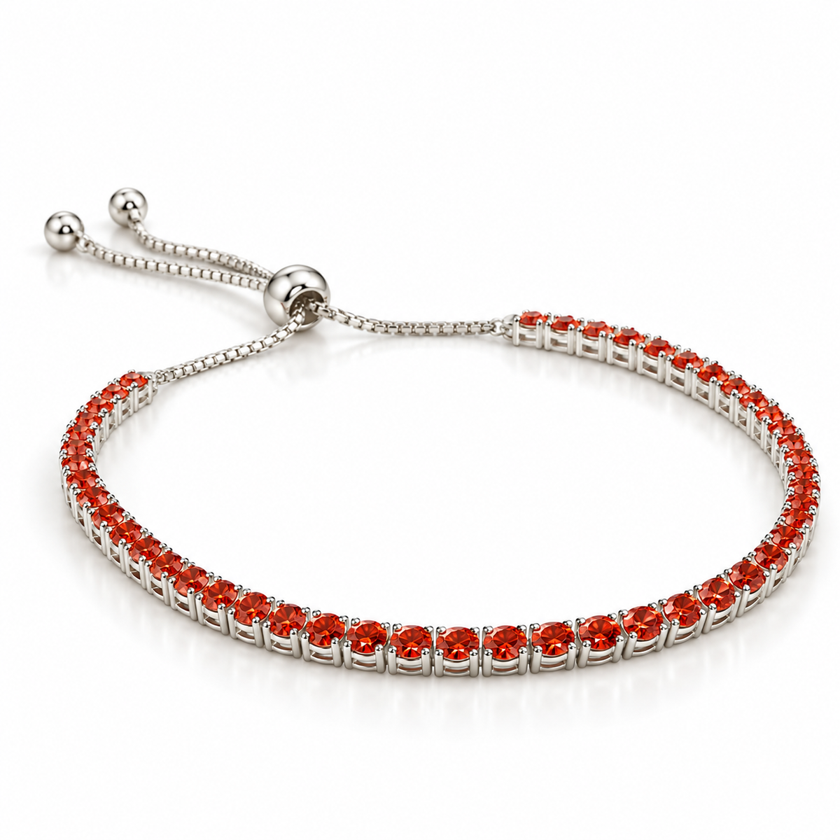 Pulsera Tennis Rojos