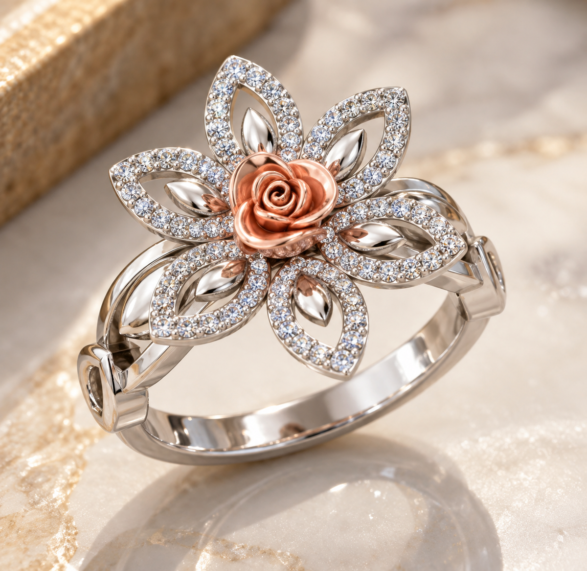 Anillo Rosa Eterna
