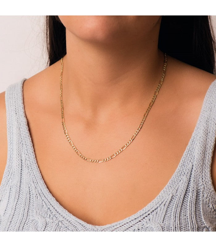Collar Figaro de 18K