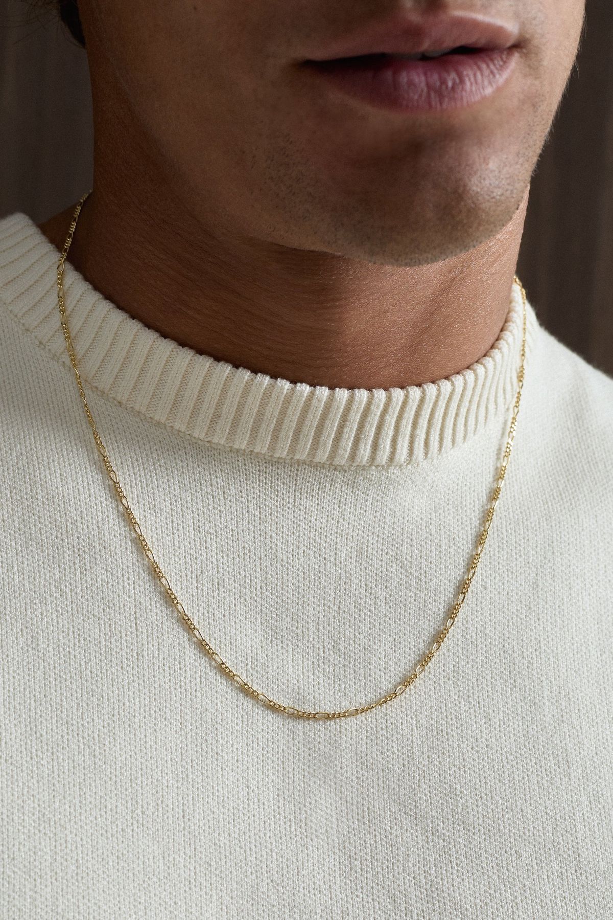 Collar Figaro de 18K