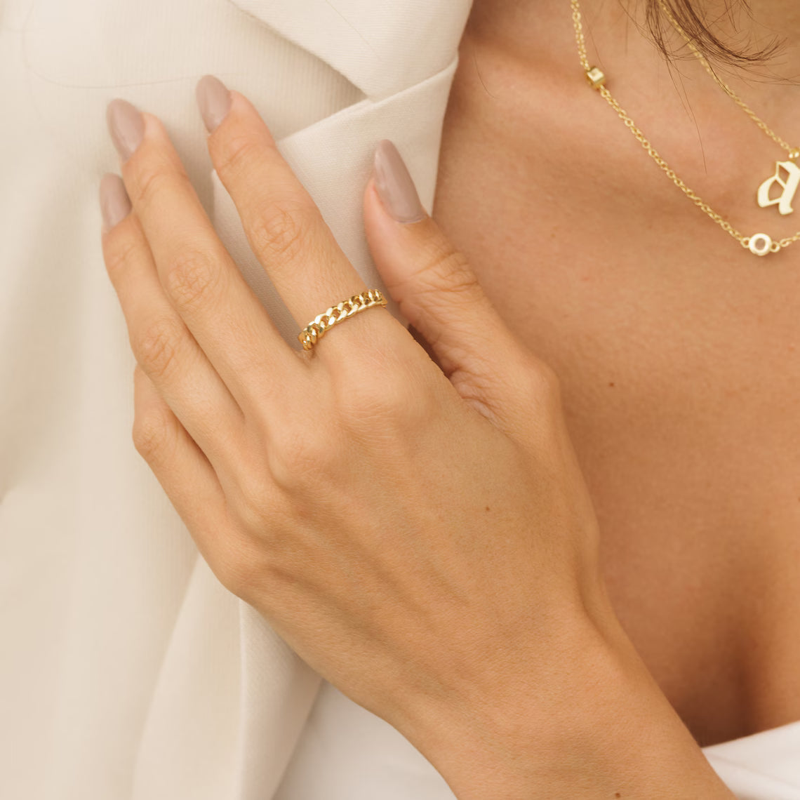Anillo Cubano (Gold)