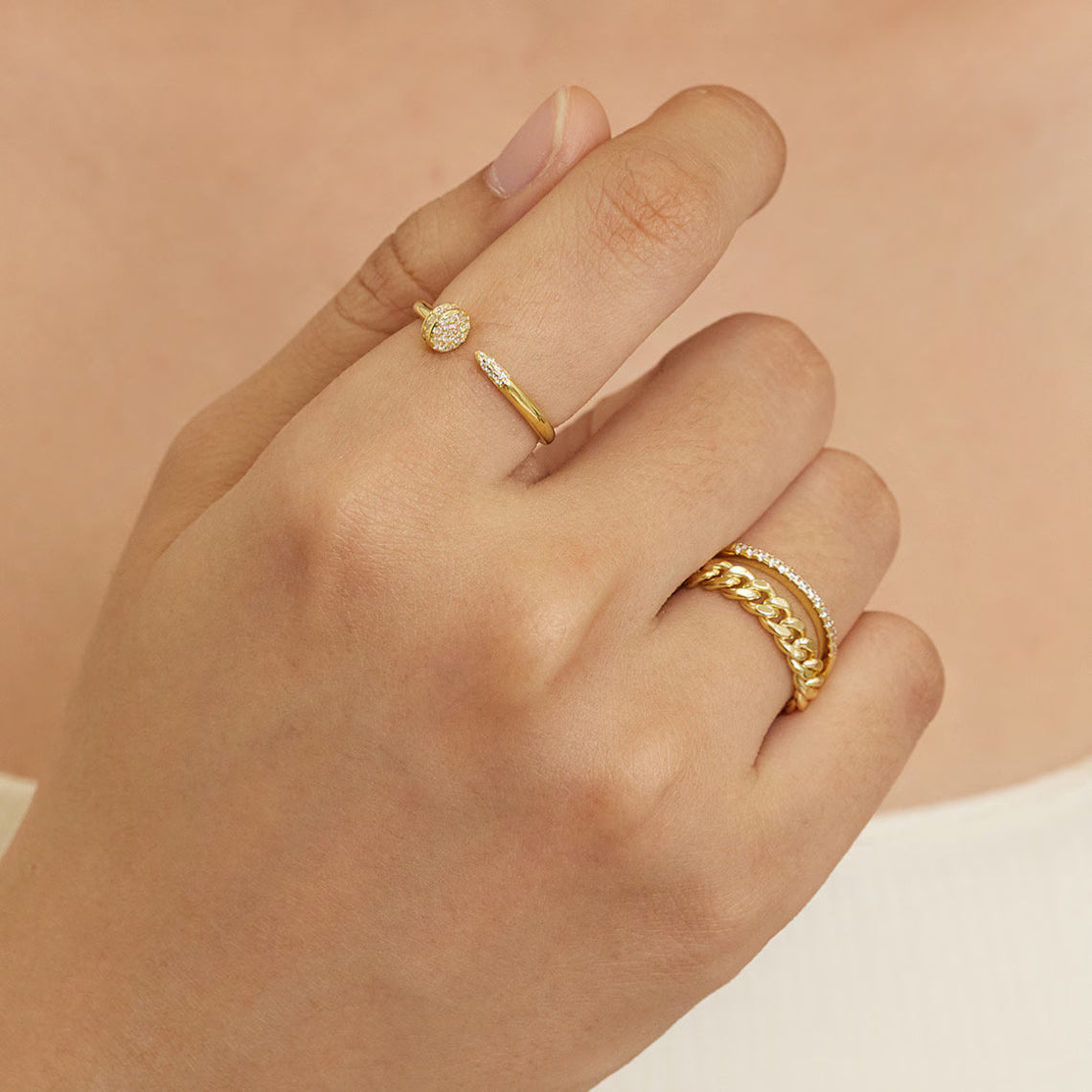 Anillo Cubano (Gold)
