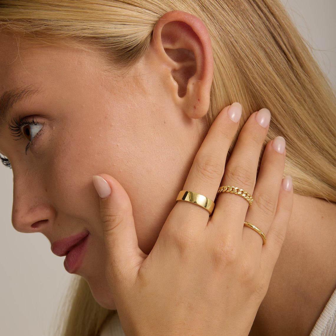 Anillo Cubano (Gold)