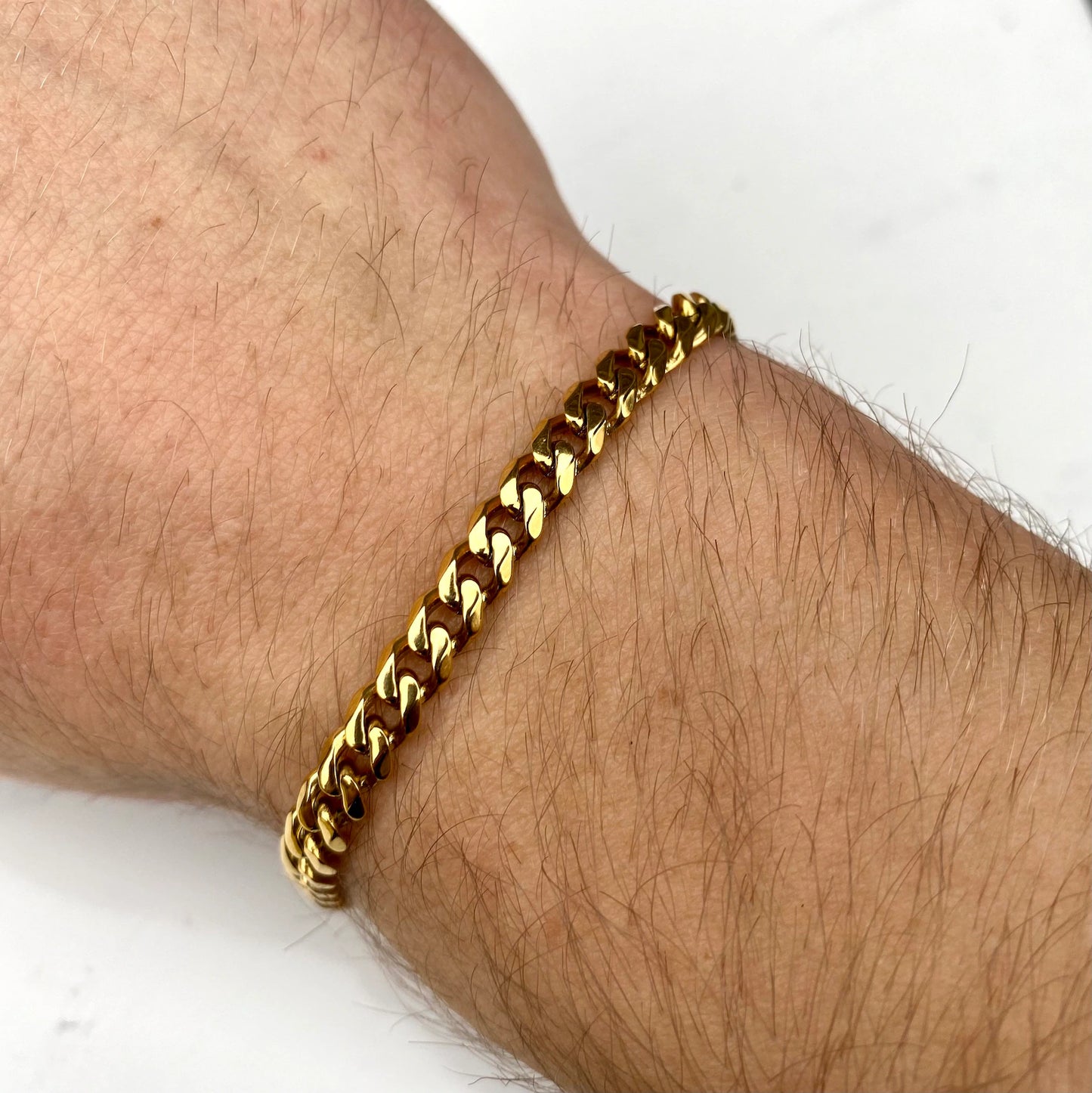 Pulsera cubana (gold)