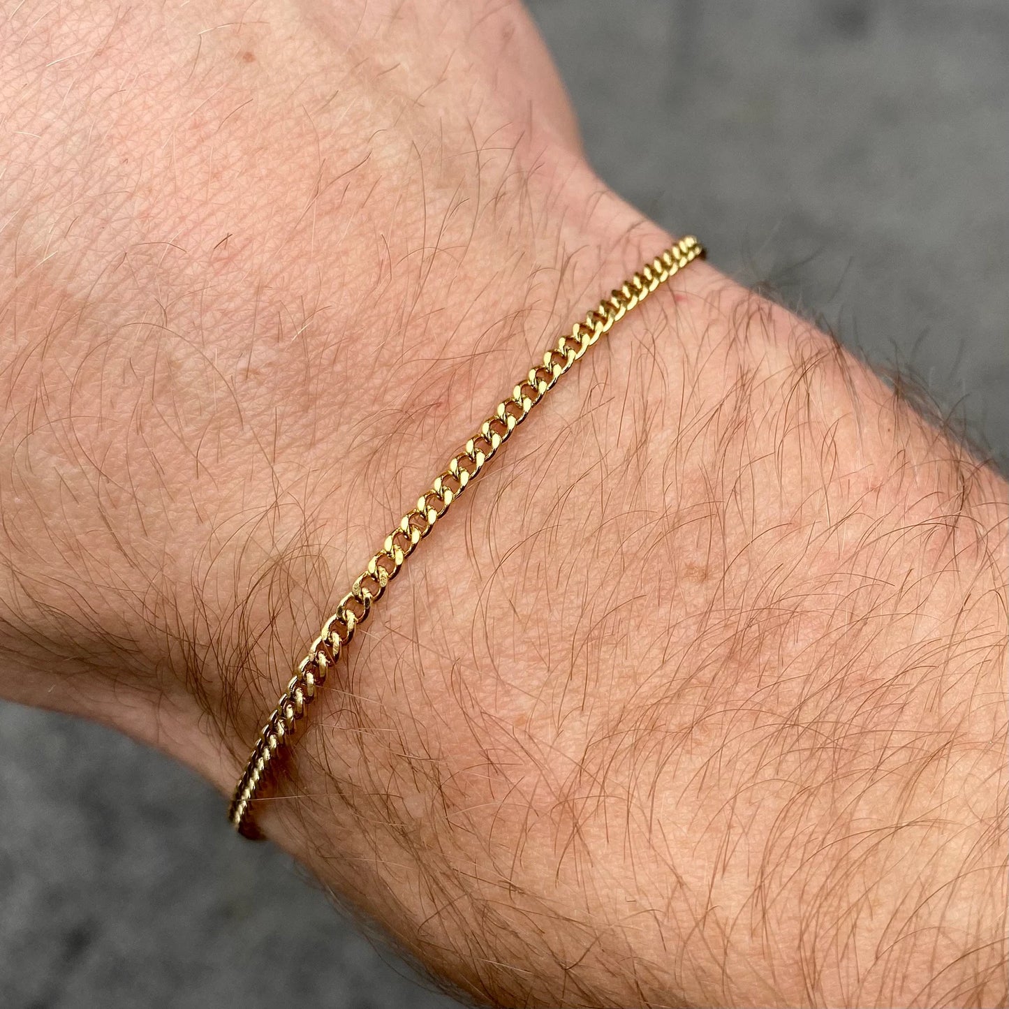 Pulsera cubana (gold)