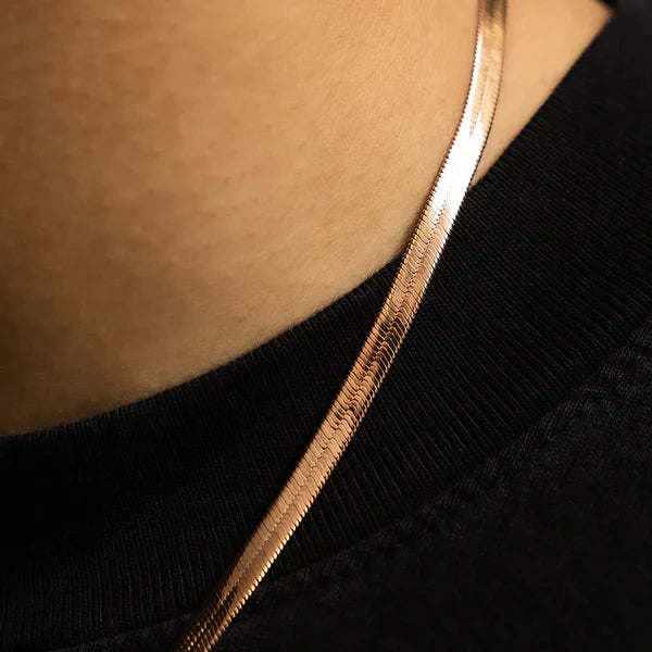 Cadena snake plana (gold)