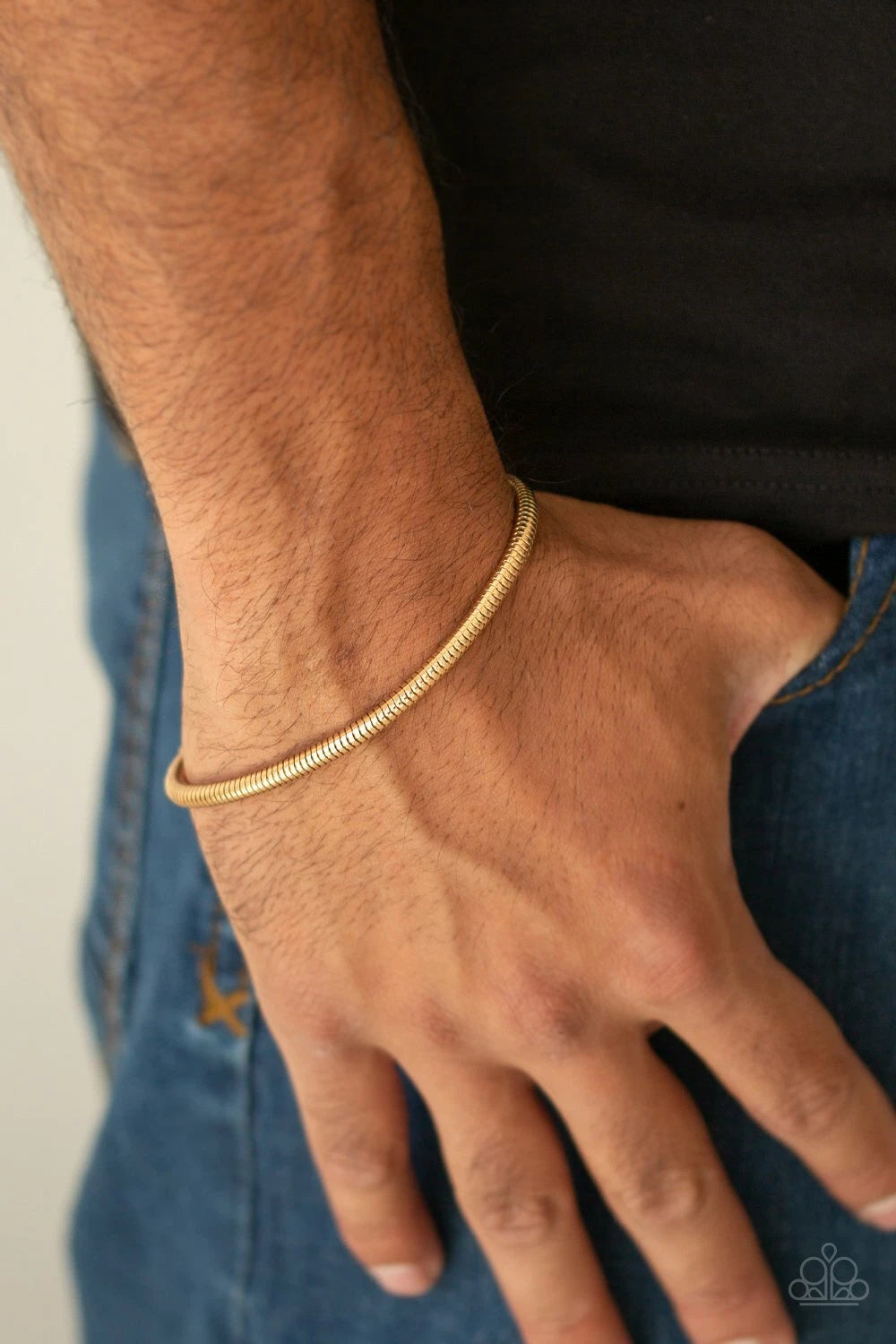 Pulsera cola de ratón enchapado